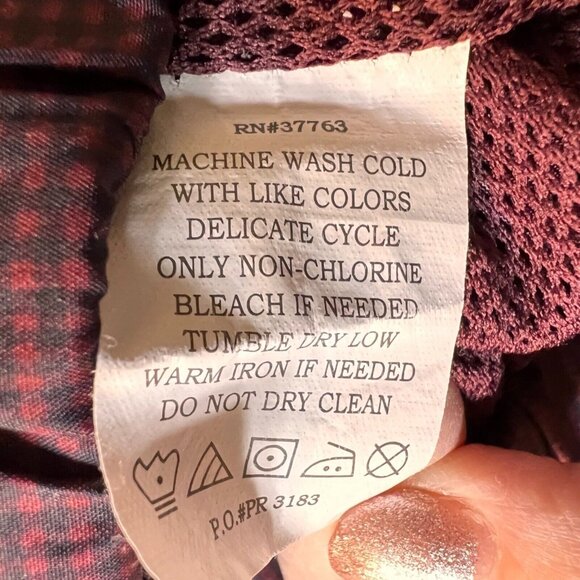 PGA TOUR Jacket Adult XL V-Neck Pullover Windbreaker Golf Coat Mens Purple Black - Picture 8 of 14